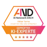 Badge: Geprüfter KI-Experte, AI Netzwerk DACH
